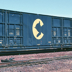 Chessie System Freight Cars