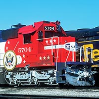 Santa Fe Bicentennial SD45-2 Donated to Southern California Railway Museum