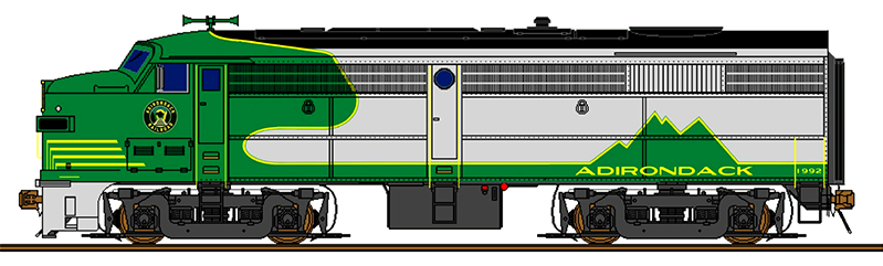 Adirondack Railroad Alco FA-2